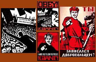 Soviet posters plagiarized by Fairey